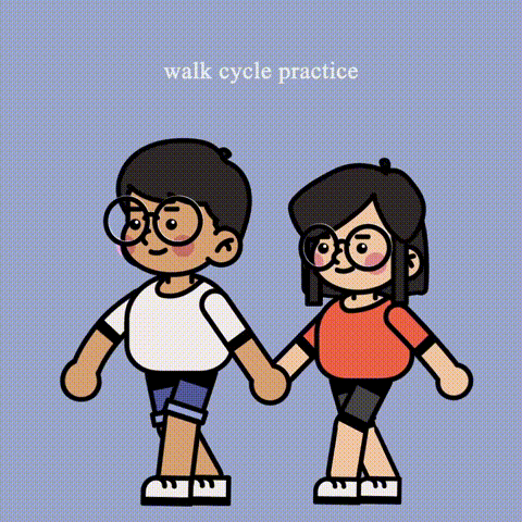 walk cycle practice